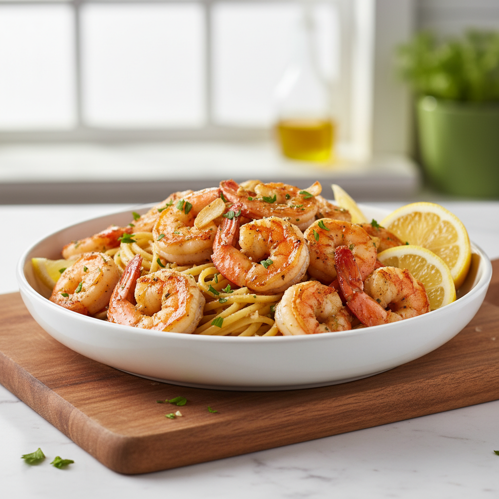 Classic Garlic Butter Shrimp Scampi