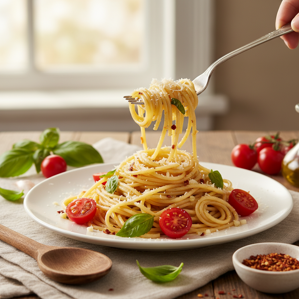 Simple Tomato Basil Pasta