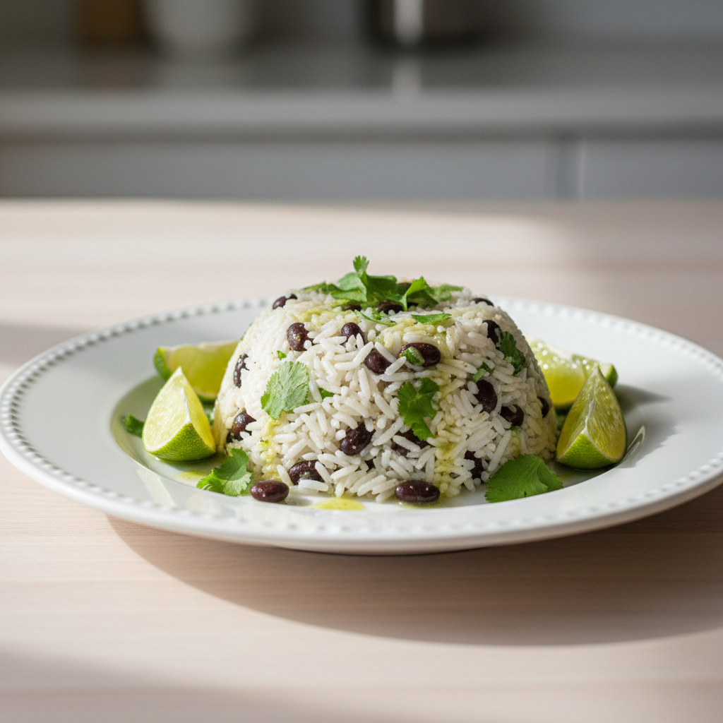 Zesty Cilantro Lime Rice and Beans
