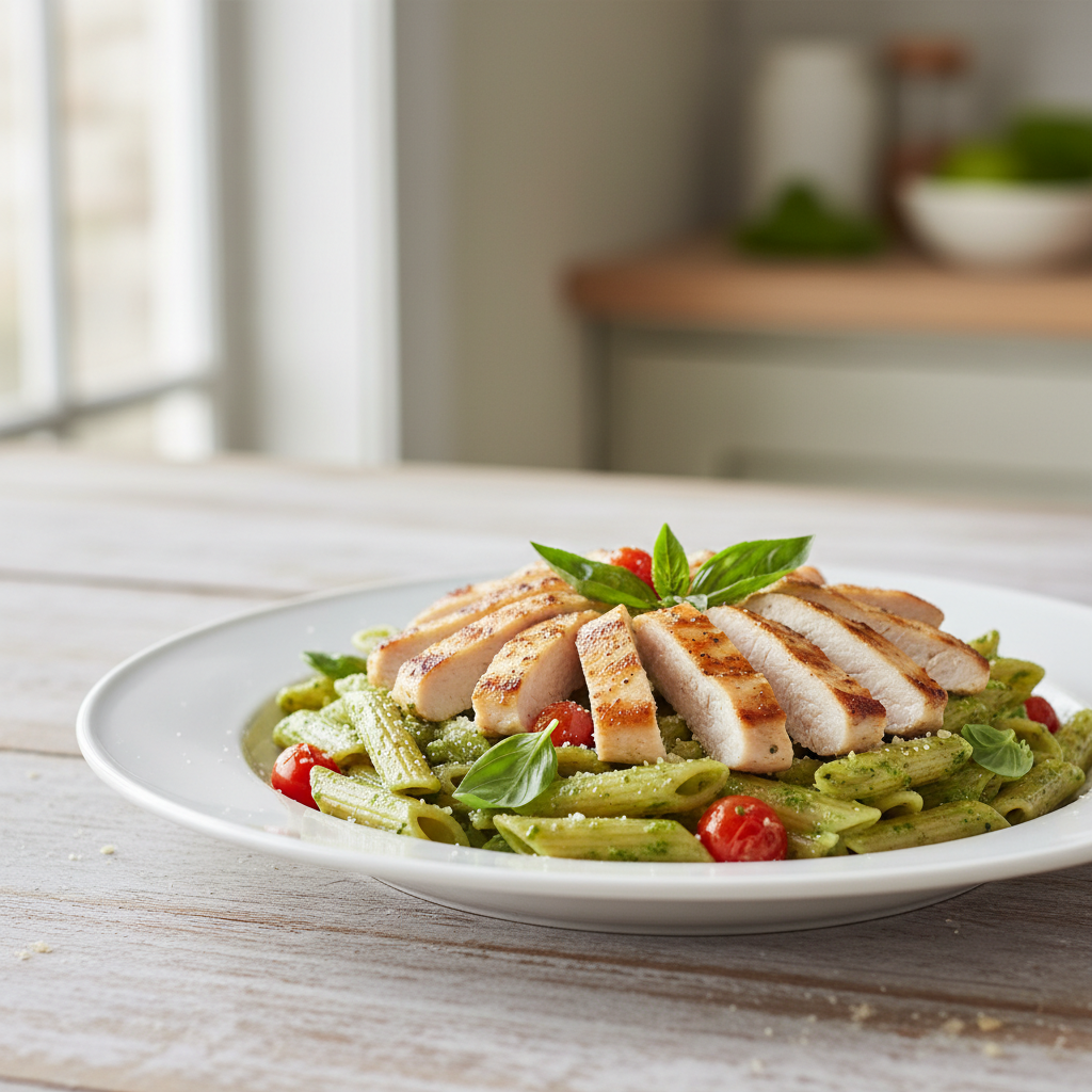 Creamy Pesto Chicken Pasta