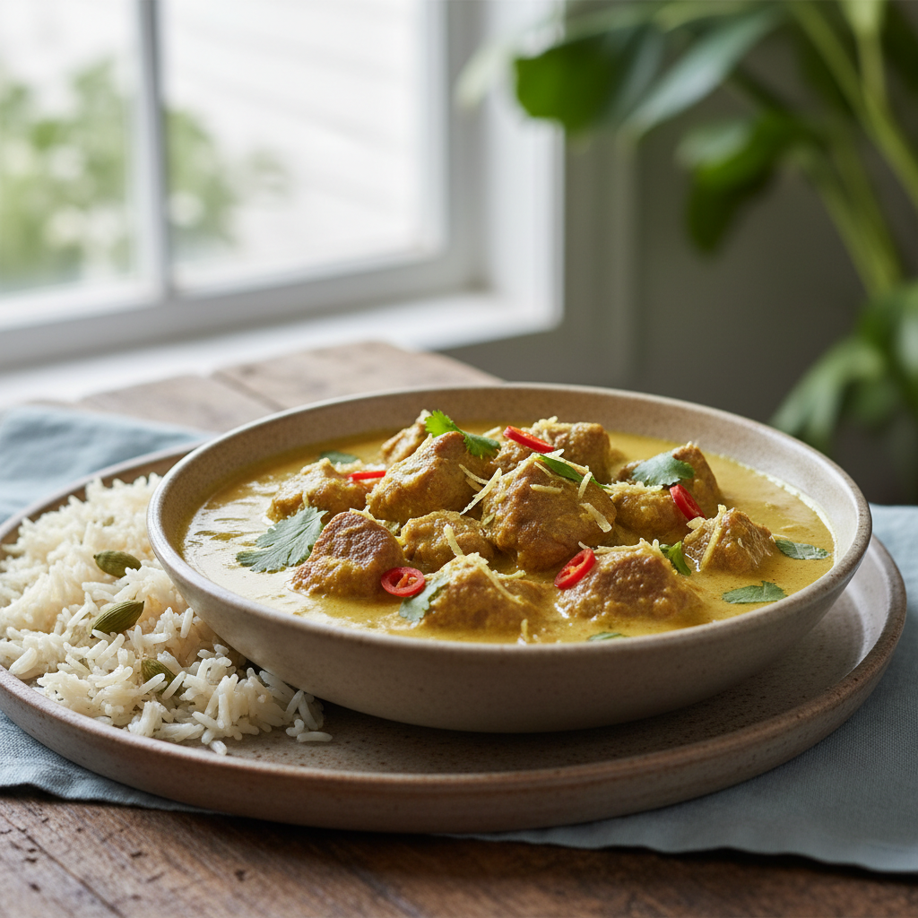 Creamy Coconut Lamb Curry