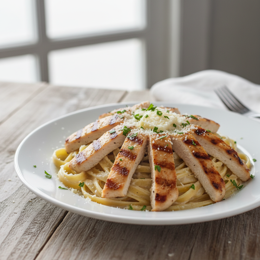 Classic Chicken Fettuccine Alfredo