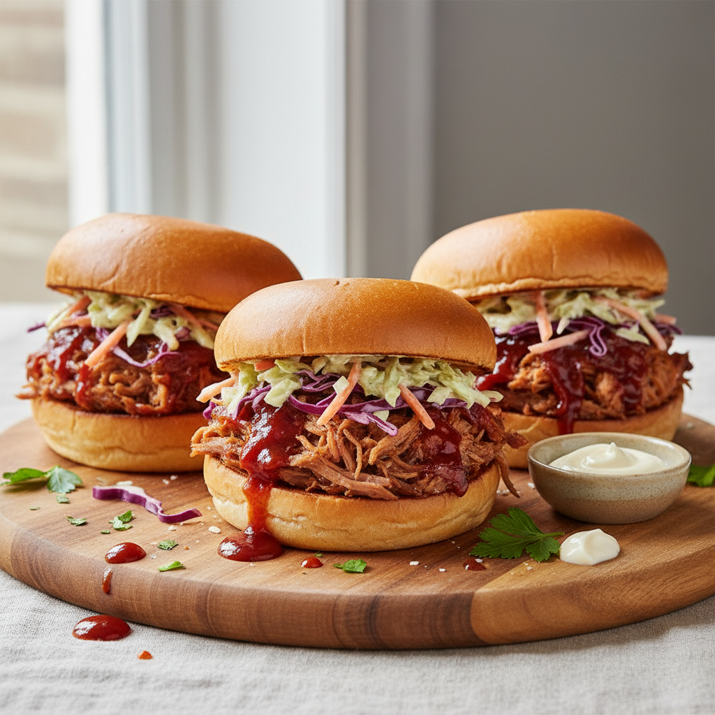 Classic Pulled Pork BBQ Sandwiches