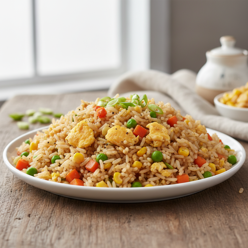 Classic Vegetable and Egg Fried Rice