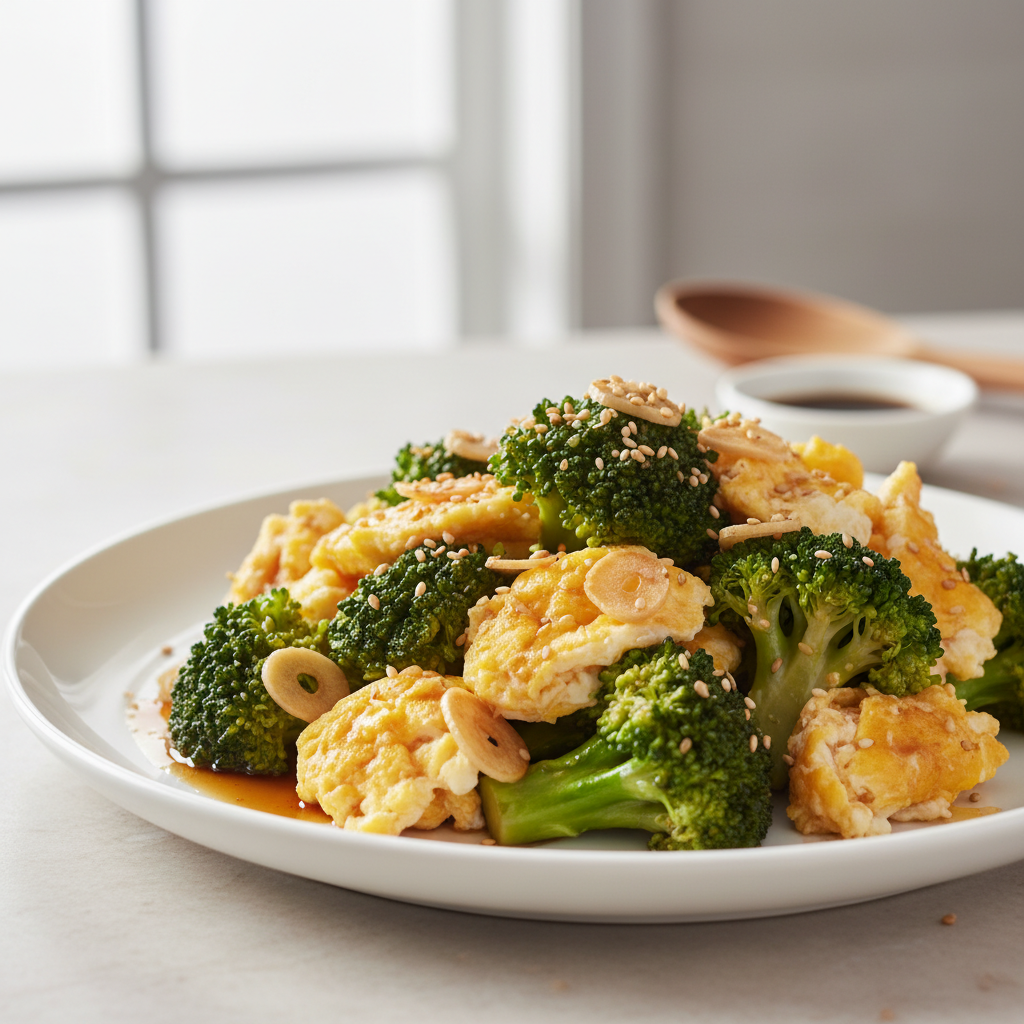 Broccoli and Egg Stir-fry