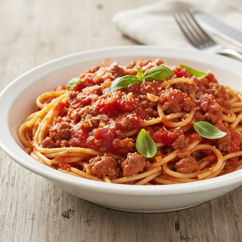Hearty Beef and Tomato Pasta
