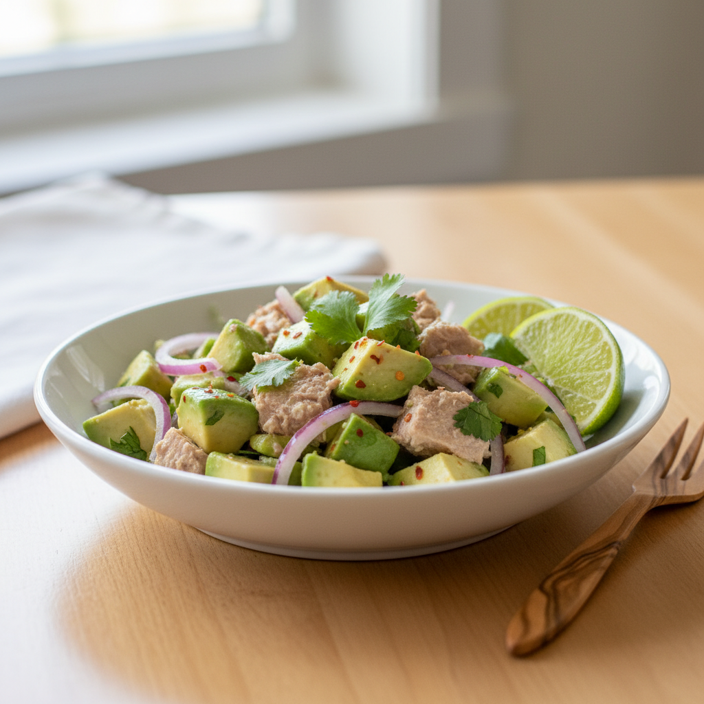 Zesty Tuna and Avocado Salad