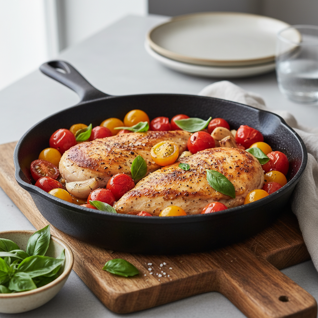 Skillet Caprese Chicken