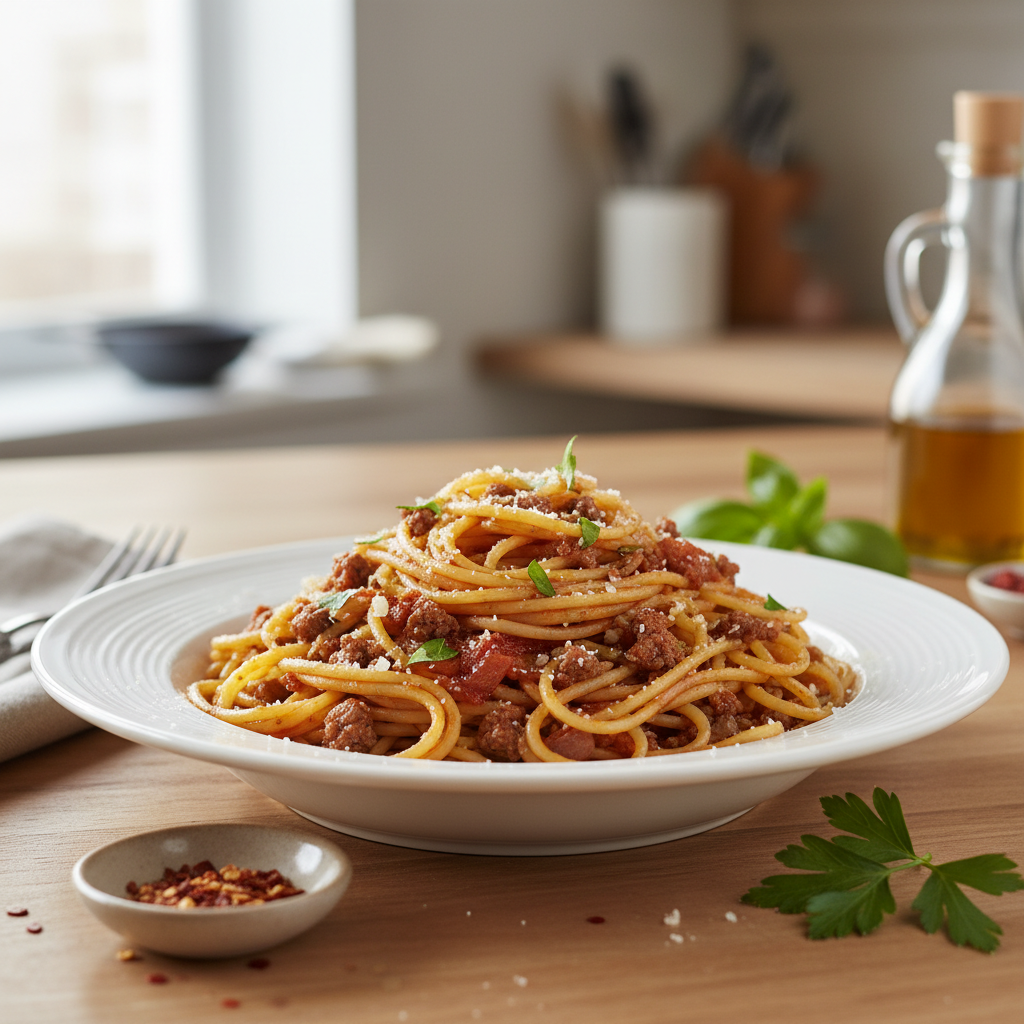 Classic Weeknight Ground Beef Pasta