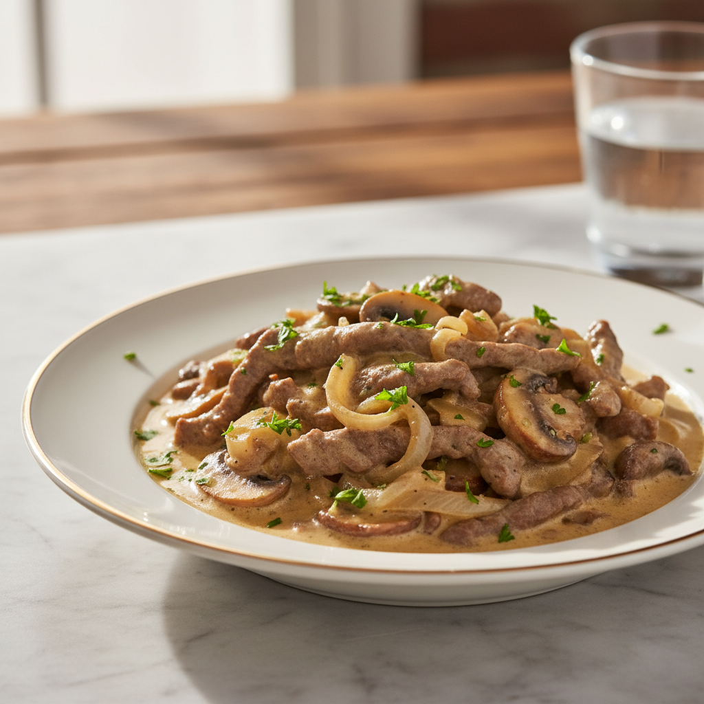 Classic Beef Stroganoff