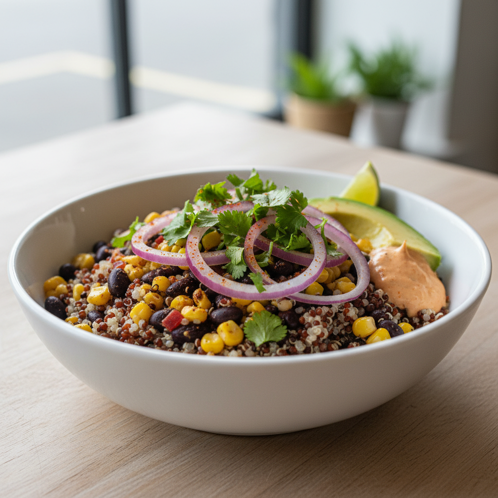 Spicy Southwest Quinoa Bowl