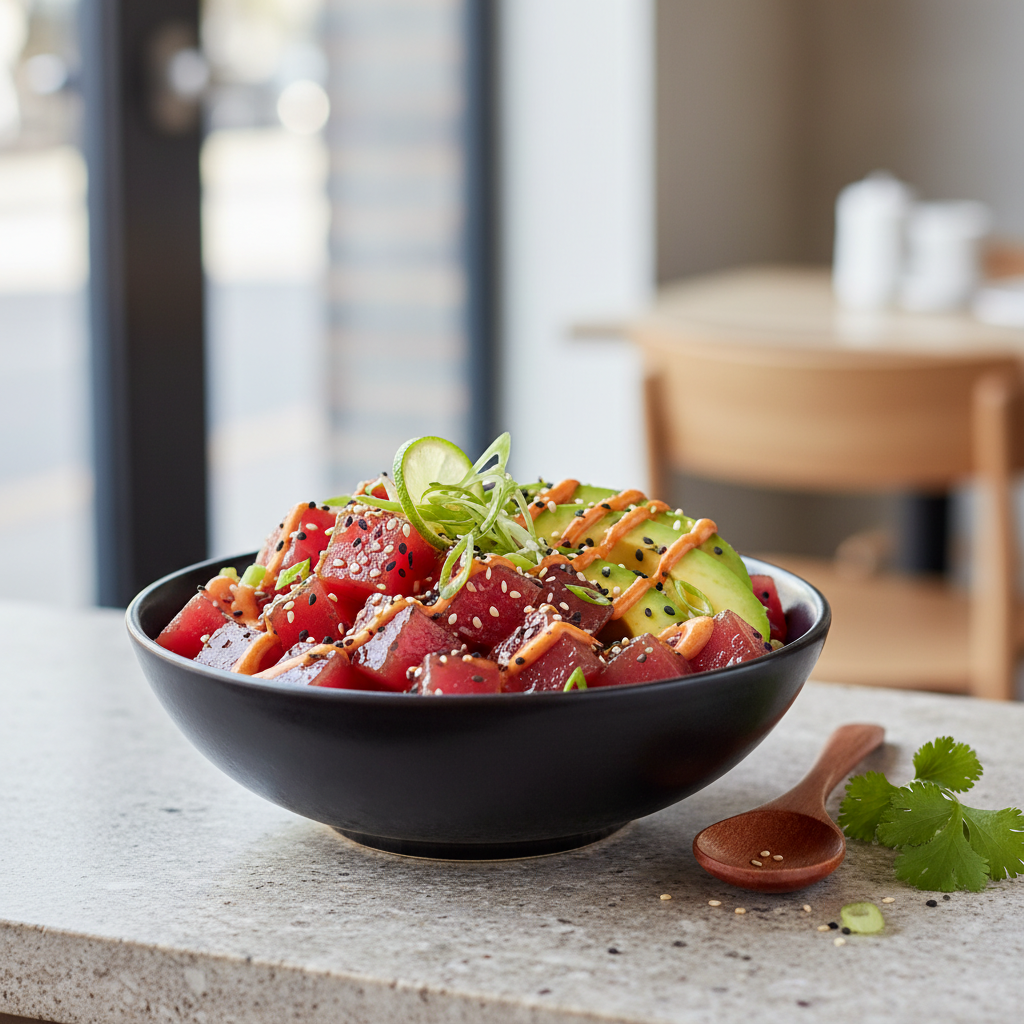 Spicy Tuna & Avocado Poke