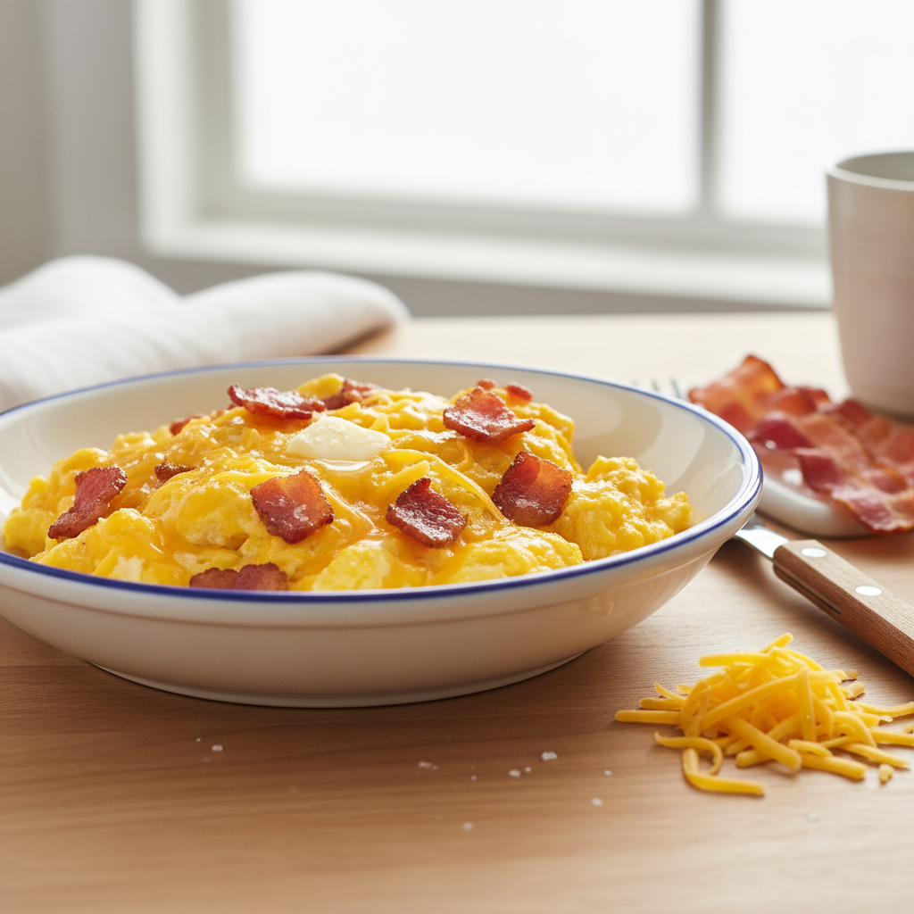 Classic Bacon, Egg, and Cheese Scramble