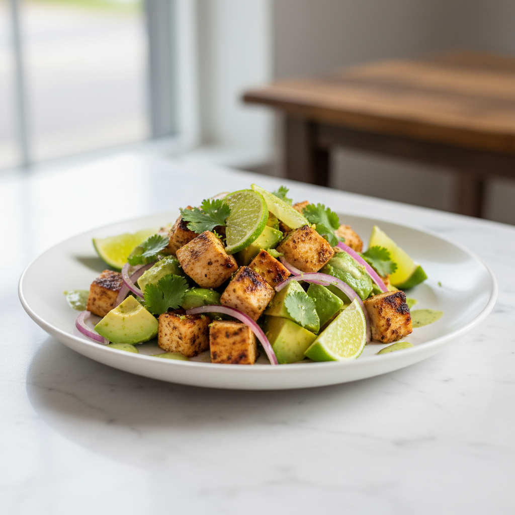 Zesty Chicken Avocado Salad