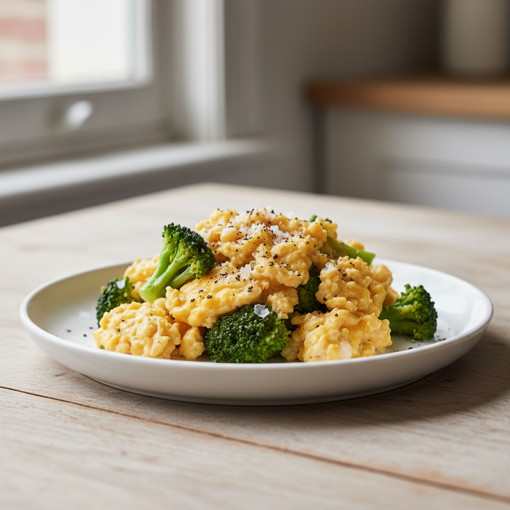 Broccoli and Egg Scramble