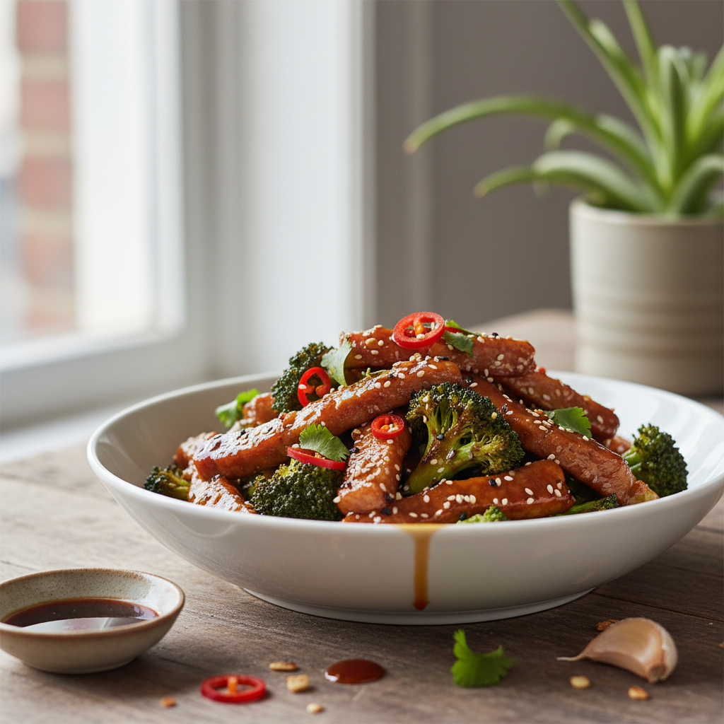 Spicy Pork and Broccoli Stir-fry