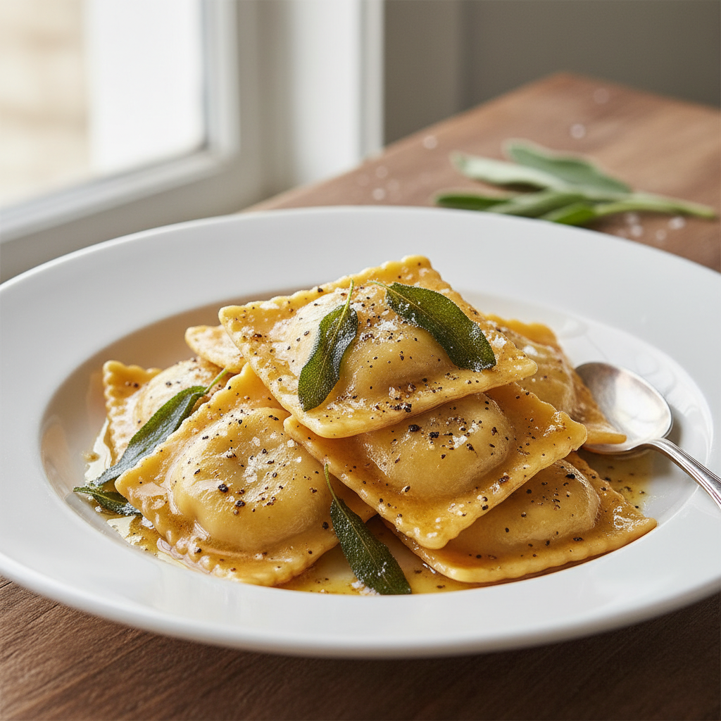 Brown Butter Sage Ravioli