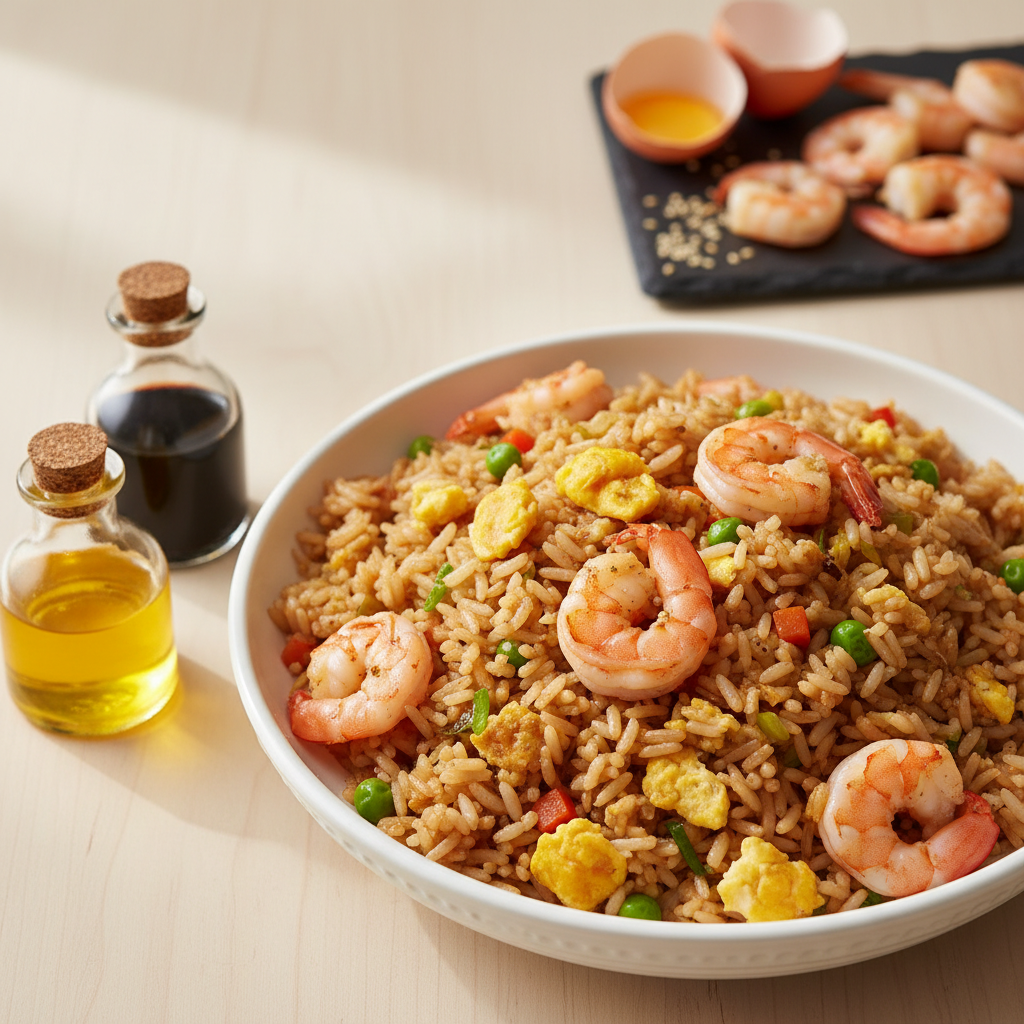 Quick Shrimp Fried Rice
